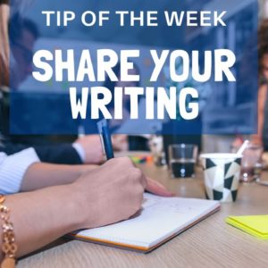 Share your writing; The Write Channel with Nicola Monaghan tip of the week